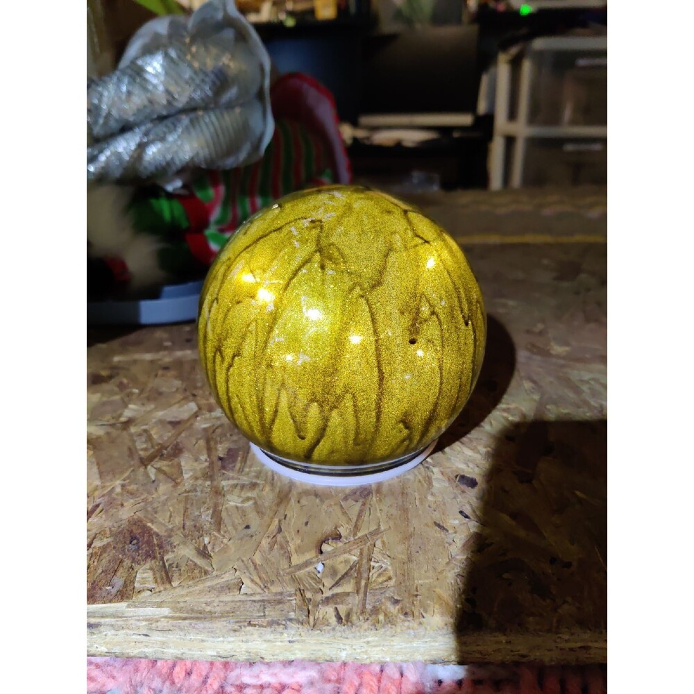 Light Up Sphere Ball Glass